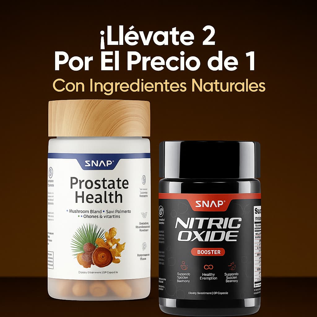 Prostate Health + Nitric Oxide – Refuerza tu bienestar masculino de forma natural