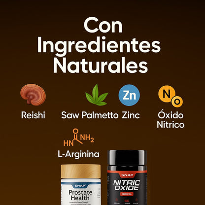 Prostate Health + Nitric Oxide – Refuerza tu bienestar masculino de forma natural
