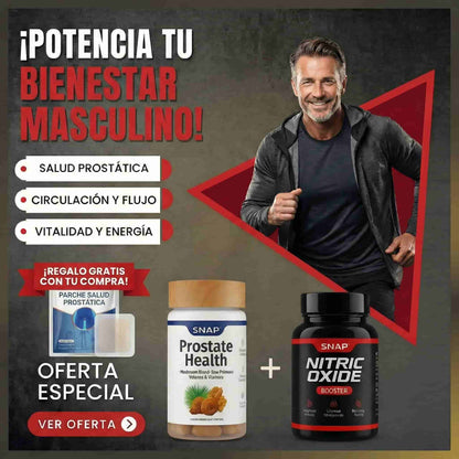 Prostate Health + Nitric Oxide – Complácele con este combo a ella